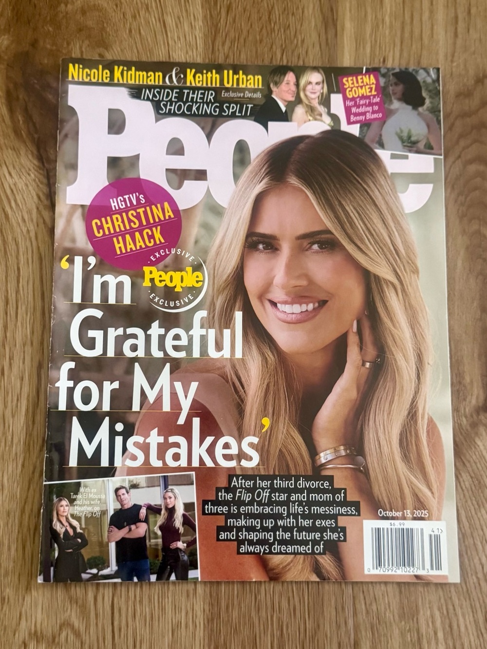 People Magazine October 2025 Christina Haack Cover Nicole Kidman & Selena Gomez
